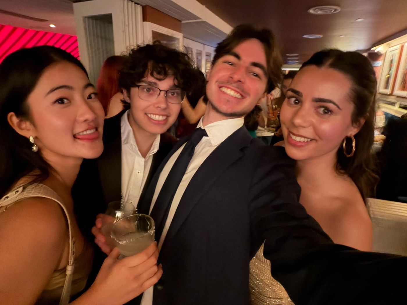 Shine team members having fun together